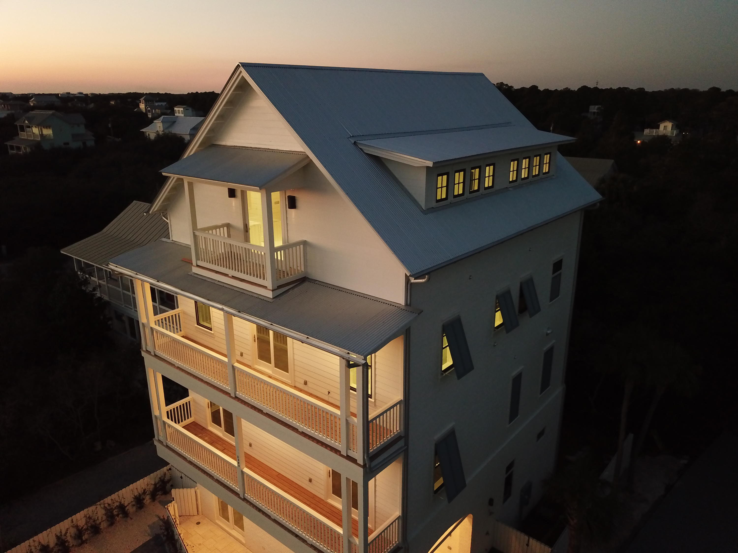 Looking for the ULTIMATE BEACH HOME? This NEW LUXURY PROPERTY is in the heart of Seagrove & sits directly across from the Gulf. You & your guests (sleeps 18) will never crank your vehicles - walking/biking distance to everything needed! Relax on the porch or take a dip in the private pool or hit the beach via 2 county accesses (parking, restroom & handicapped access) directly across 30A. Like to entertain? Whip up your favorite cuisine in the chef's style kitchen while your guests enjoy the breathtaking Gulf views from the 2nd & 3rd story porches. The 4th floor is the foremost kid's retreat with 6 bunks, gaming/living area, en suite bath & kitchenette. There truly is something for everyone in this ULTIMATE BEACH COTTAGE! Comes furnished! Don't let this one get away!!!