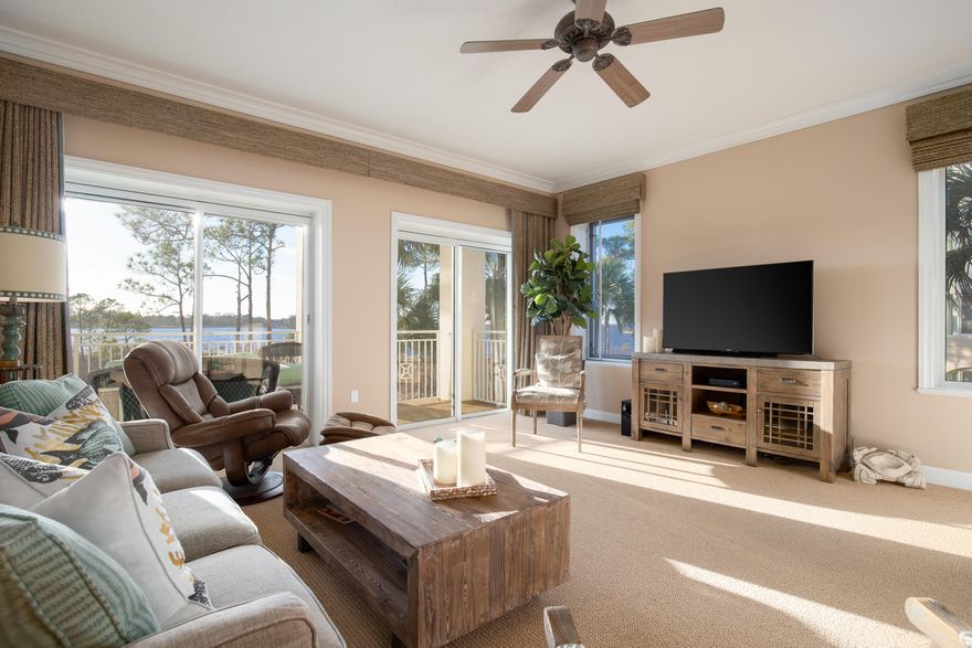 Owner Financing Available, Up to 90% of Purchase Price at 4% Interest for a Qualified Buyer.As the owner of 8700 Anchorage, a luxury 3 bed, 3 bath condo in Sandestin, every day feels like vacation. Located on the 2nd floor in the sought-after Anchorage complex at Sandestin Golf and Beach Resort, this updated condo is a rare find. With a Bayfront master suite and 2 guest bedrooms, each with a balcony, a custom kitchen, a private pool for Anchorage owners and gated entrance to Anchorage, this property includes the best of everything. Breakfast on one of the 3 balconies provides serene morning views across the sparkling waters of Choctawhatchee Bay with boats sheltered in their slips at nearby Baytowne Marina. The pedestrianized Village of Baytowne Wharf is the place to browse boutiques