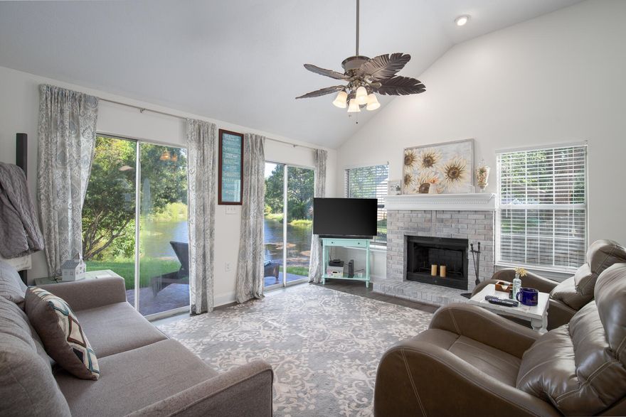 Immaculate 3 bedroom 2.5 baths home located on a cul-de-sac in the Lake Charleston subdivision! New roof coming soon!  This home has been completely renovated and is move in ready.  The living room, master bedroom, and patio offer an unobstructed view of the pond.   A gorgeous kitchen with new cabinets and appliances. Vinyl plank floors on the 1st floor and new carpet on the second. Centrally located between Hurlburt  and Eglin AFB.  Come see this beautiful home!