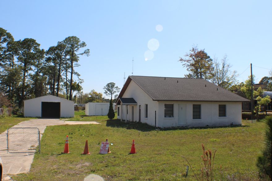Zoned Residential No HOA with Commercial Potential in a Prime Location along Panama City Beach Parkway. However, it presents a unique opportunity for future commercial use, as it is located in a highly sought-after area of town with strong growth potential.  The surrounding area has seen increasing development, making it a prime candidate for rezoning to accommodate commercial ventures such as retail, office spaces, churches or mixed-use projects. Property is being sold as is.