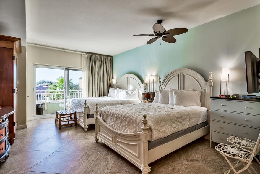 WASHER/DRYER? DISHWASHER? FULL-SIZED FRIDGE? In a LUAU Studio? YES! This one-of-a-kind condo faces WEST & BOAST ALL 5-STAR VRBO REVIEWS. Completely modified with rectified travertine tile floors and labrador ''blue eyes'' granite. TWO flat screen TV's. ONE KING & ONE QUEEN BED. This is the only studio with a full-size refrigerator, dishwasher AND washer/dryer in the unit! Large farmhouse sink, microwave, cooktop appliances, toaster oven, and counter top appliances. New inline/instant-hot water heater replaces the standard water heating system. This is an amazing VRBO rental property - or would make a perfect beach getaway for longer stays.