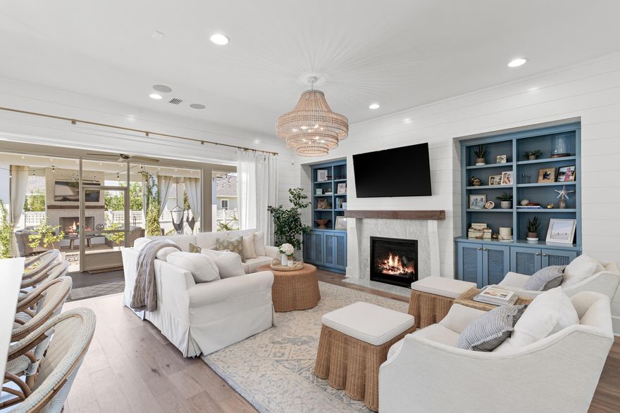 Discover luxury living in the sought-after community of Watersound Origins. This home sits on a PREMIUM LOT featuring a desirable location and serene green space views. Built by Romair Homes, this stunning residence offers 5 bedrooms, 4.5 bathrooms, a 2-car garage, and an outdoor cabana perfect for family living or entertaining guests. As an added perk, a MOKE Electric Leisure Vehicle is included with the sale as well as $200k in upgrades throughout the home. There is also ample space to add a pool, highlighted in the included renderings. Step into the expansive great room featuring 16' Jeld-Wen sliding glass doors that seamlessly connect the indoors to a spacious cabana retreat, ideal for hosting gatherings or relaxing in style. The chef's kitchen is appointed with quartz countertops, soft-close cabinetry, Thermador stainless appliances, a 36" range, and an upgraded enlarged island with added storageblending elegance with everyday functionality.

High-end finishes continue throughout the home with engineered wire-brushed hardwood floors, while the spa-inspired master bath showcases porcelain tile showers and designer details for a luxurious touch.

As part of the family-friendly Watersound Origins community, you'll enjoy access to world-class amenities, including a golf course, resort-style pool, fitness center, and more. Outdoor enthusiasts will love the complimentary kayaks, canoes, and floating dock providing access to the serene waters of Lake Powell.

Bonus: This home is being sold with a Moke electric leisure vehicle, perfect for cruising around 30A! Reach out today for additional details.

Reach out today for more details.