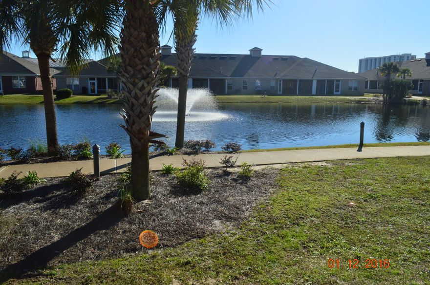 Ready to move in. This one story, brick townhouse with double car garage is centrally located in the heart of Destin. Close to shopping and just a couple minutes from beach. 10ft ceilings inside living room with 9ft ceiling in bedrooms. Has had a long term tenant in there for 4 years (no short term rentals allowed). Easy wheelchair entrance. Brand new carpet, coming soon. Upgraded tile living area w/carpeted bedrooms and split, one level floor plan. Ceiling fans throughout, Jacuzzi tub, and loads of storage. Diamond Lakes is centrally located, with community pool & walking paths. Exterior maintained by HOA. Well maintained and safe community.