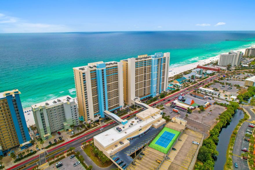Experience the best of beachfront living at Majestic Beach Towers II in beautiful Panama City Beach. This impeccably maintained 2-bedroom, 2-bath Gulf-front condo offers 975 square feet of thoughtfully designed space with panoramic views of the emerald waters and sugar-white sands of the Gulf of America. The open-concept layout features a bright and airy living area, a modern kitchen with stainless steel appliances, and seamless access to a private balcony--perfect for enjoying sunrise coffee, al fresco dining, or simply relaxing to the sound of the waves. Whether you're looking for a personal coastal retreat or a high-performing rental property, this unit delivers the ideal blend of luxury, comfort, and unbeatable location.