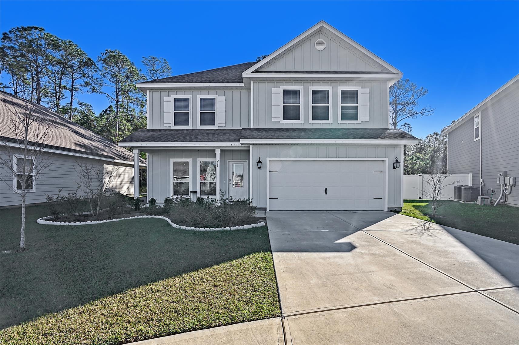 BACK ON MARKET AT NO FAULT OF SELLER & BELOW APPRAISED VALUE! Welcome home to the fabulous community of Stonegate. Situated in a cul-de-sac, this popular floor plan features 4bd/3.5ba, LVP flooring on the main floor, subway tile backsplash, granite countertops, 2 living rooms and a screened in back porch. Walk through front door and find an open floor plan as well as the master bedroom and a half bath on the first floor. Head up stairs and find a secondary living room, 3 bedrooms and 2 bathrooms as well as the laundry room. Stonegate is located in the very heart of Santa Rosa Beach within two minutes to Grand Blvd., Sacred Heart Hospital, and the pristine Emerald Coast beaches.