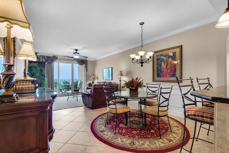 Excellent Vacation Rental Property *ACTUAL RENTAL FIGURES TO PROVE IT!*  This 2 BR 2 BA consistently does $43-$50K in GRI annually. Check out the reviews on VRBO 166515. It's tastefully decorated with an oversized balcony. Conveniently located on 4th floor overlooking the expansive community pool (heated seasonally) and unobstructed gulf view.  Grab a quick lunch or dinner at the Cabana Cafe located on the first level right next to the pool. Free Wi-Fi, Onsite Fitness Center, Parking galore, 2000 feet of gulf front owned by the Seascape Resort.Take a stroll to the Seascape Town Center for for locally owned restaurants, wine and coffee shops, cafes, laser tag and arcade for the kids, and live nightly entertainment.  Biking, Golfing, Beach. ALWAYS FUN THINGS TO DO AT THE SEASCAPE RESORT!  :)