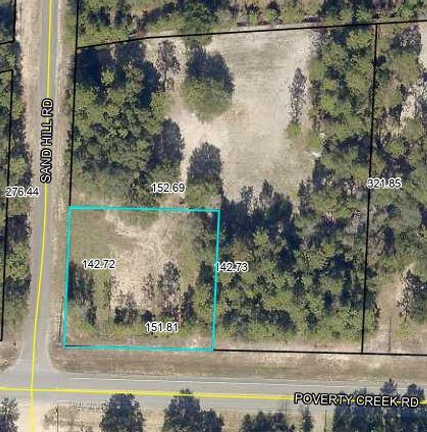Wonderful location to build your dream house or spec home! You'll feel like you're living in the country, yet you're still convenient to town. This level, 1/2 acre lot is perfectly situated on the corner of Sand Hill and Poverty Creek Roads. Both are paved roads. 3 additional lots will be available soon. Call or text for details. Grab your plans or your builder and make your house dreams a reality. See also MLS#'s 952407 & 952413. All 3 parcels are available for purchase!