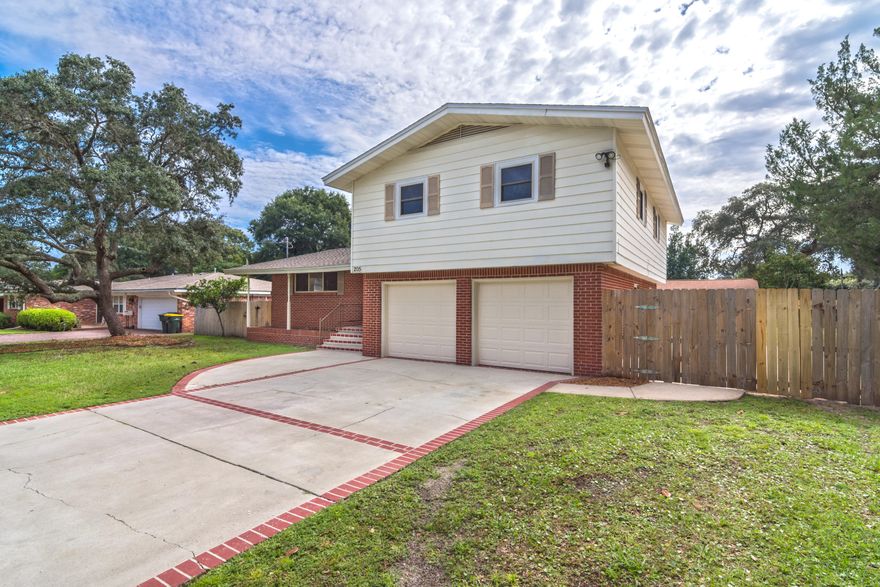 Beautifully renovated pool home on an oversized corner lot & located on a highly desirable street in Fort Walton Beach. This 3 bedroom, 2.5 bath home features beautifully refinished original hardwood floors with tile in the kitchen, baths & den. Two living spaces allow room for the entire family to spread out. There is a large 2 car garage with 2 brand new garage doors plus a spacious indoor laundry room. Updates include New Dimensional Shingle Roof(2018), New AC/furnace(2017), New garage doors(2019), new lawn pump(2013), newer windows, newer stainless steel appliances(2015), new water heater(2015), freshly painted throughout, updated bathrooms to include new vanities & fixtures, a gunite pool, new wood privacy fence, plus a transferable termite bond on the home for your peace of mind.