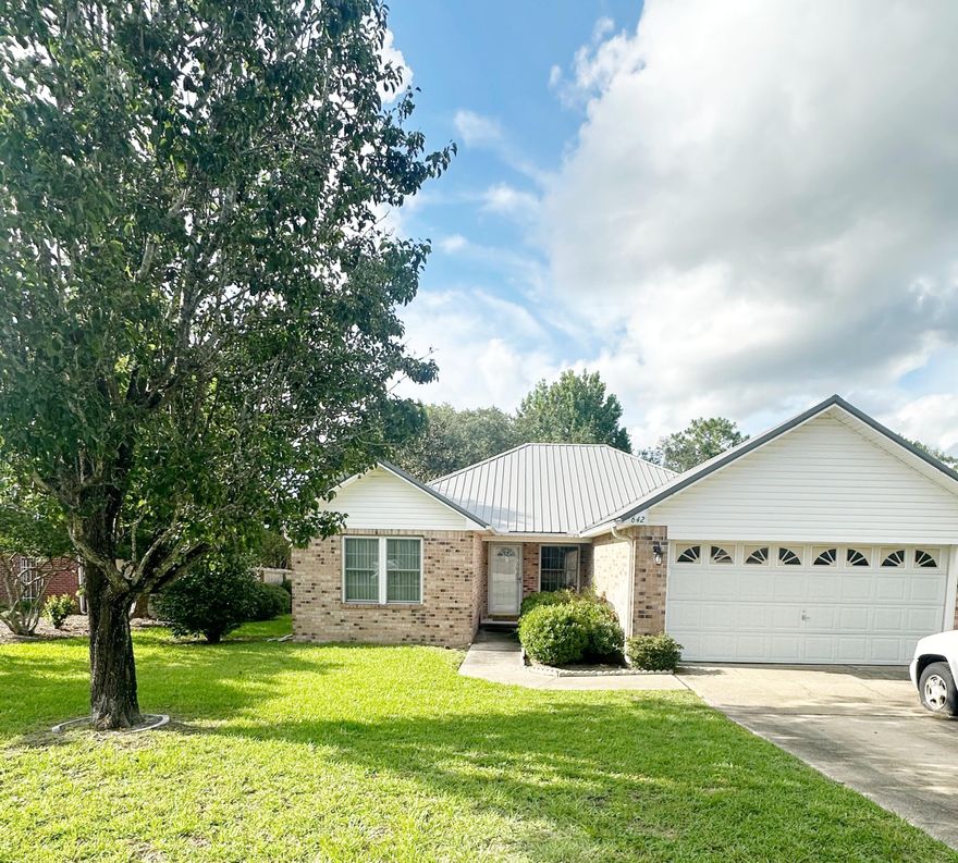 Welcome to this charming 3-bedroom, 2-bathroom home nestled in the heart of Crestview. This home is perfect for those looking to add their personal touches as it  boasts strong bones and great potential. This home has a large yard, providing ample space for outdoor activities, a possible pool and endless other possibilities.The backyard  is partially fenced in, convenient for pets! This cozy home offers a warm and inviting atmosphere.