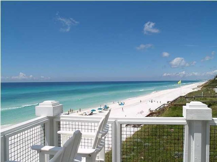 The Village of White Cliffs in Blue Mt Beach is a stunning 30A Beachside community offering just 63 home sites in one of the highest points along the Gulf of Mexico. Residents enjoy a peaceful setting and the ultimate Florida lifestyle with wonderful amenities including a 4,000 sq ft Clubhouse with full kitchen for social gatherings, a fitness room, media room, and billard room,lighted tennis court, large pool, dedicated beach access and a beachfront two-story gazebo for enjoying glorious sunsets. It features a shower and restroom. The site is well positioned close to the Clubhouse, pool and tennis and large enough to accommodate a large, multi story home.
The Village of White Cliffs is 30A's
'best kept secret'! It is the ideal located for a permanent residence or second home. It is one of the lowest priced sites South of 30A with no build-out  time. At this low price, this site located South of Hwy 30A offers great investment potential for future appreciation.