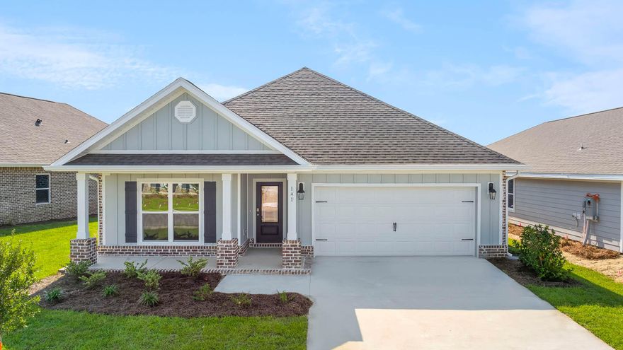 Welcome to 141 Gray Owl Drive W, a new home at Owl's Head Farms, in Freeport, Florida. This home is ready for move in. As you enter this home you will find EVP floors leading to the heart of the home that is designed for comfortable living. The open concept design includes an open kitchen, complete with quartz countertops, stainless steel appliances, a center island with undermount single basin sink and a dedicated water filter faucet. The kitchen opens directly to the dining area and living room, creating a seamless space for entertaining and relaxation. The high 9' ceilings and additional tray ceilings in the living and primary bedroom create boosts the luxurious feel in this home. The primary bedroom is tucked away at the back of the home and features a private bathroom with a walk-in shower, dual sink vanity, a soaking tub, and a spacious walk-in closet. Three additional bedrooms, a second full bathroom, and a separate laundry room provide both practicality and comfort. Each bedroom has carpet and ample closet space.   

Outside, covered front and back porches extend your living space, ideal for enjoying Florida's weather. The 2-car garage and large laundry room are just off the kitchen for ease when you're unloaded the car. 



This home has Smart technology including 5 DEAKO?? Smart Switches, Kwikset keyless entry and a programmable thermostat that can be controlled though an app on your phone