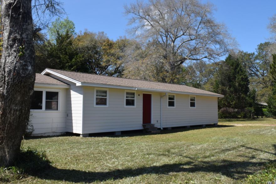 Perfect for a quick close. Survey, Termite, Title Insurance all ready for a quick closing. Lots of work has been done to clear hurdles for previous buyer. However, there are items that will allow you the opportunity to create your own style. So bring a tool kit to jazz up this fully fenced Ranch style home. Space for expansion makes this home the perfect place as well as providing excellent investment possibilities. Everyone arriving will appreciate the two separate entry doors. Blend it, accent it, shape it your own way, you are working with the backdrop of quiet-toned colors. Both the large living room and the formal dining room create an entertaining atmosphere. Click More for additional details.