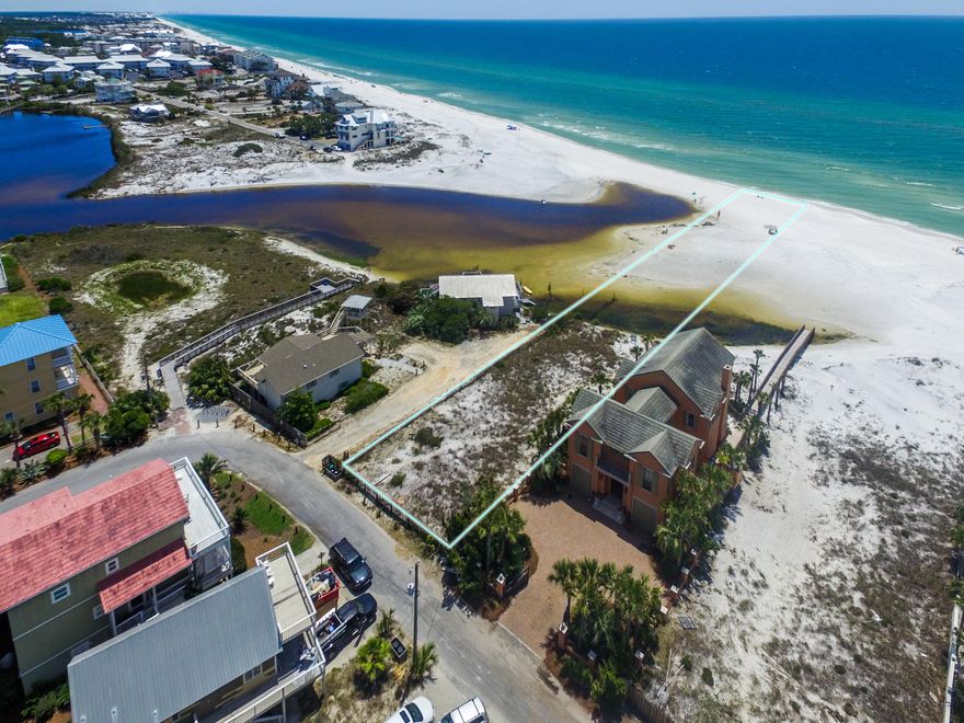 DEP APPROVED PLANS CONVEY WITH SALE! Gulf-front vacant land parcels are the epitome of the ultimate building opportunity, and are rarely available in the Seagrove Beach area. This stunning parcel presents a chance to make your waterfront dreams come to life, with over 59 feet of pristine Gulf-frontage. At over 600 feet, the extensive depth of this lot allows for a private escape, with approximately 0.79 acres total. The unique location of this lot affords waterfront Gulf views to the south, as well as views of Eastern Lake to the east. Impressive views could come from each and every side of the residence built on this peaceful stretch of land. The permitting process by DEP is underway for this parcel. Plans to convey at whatever current state they are in at the time of sale.