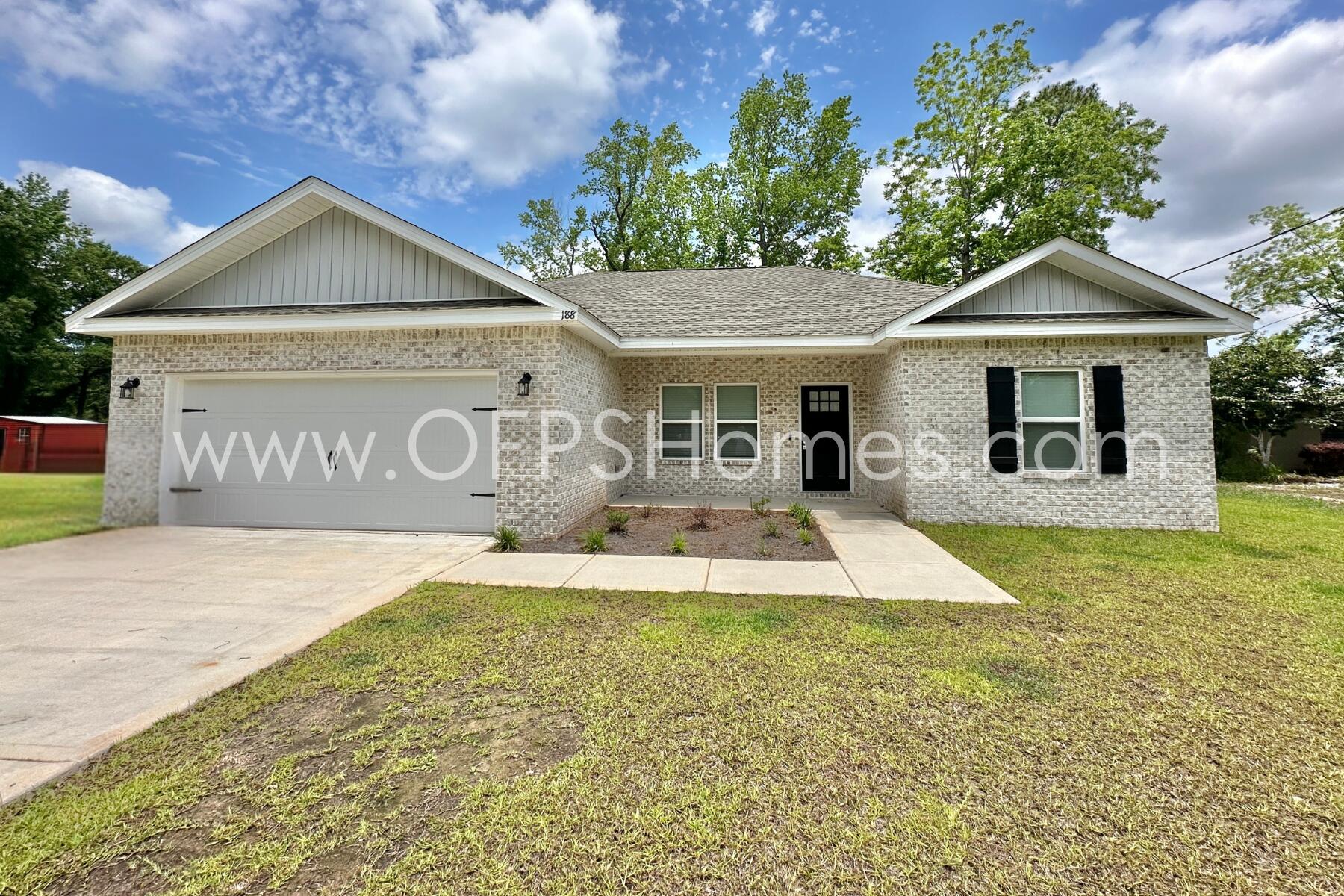 AVAILABLE JUNE 9 - Craftsman-style 2023 all-brick home on Crestview's north side with a welcoming front porch and spacious open layout. Features include luxury vinyl plank flooring in common areas, carpet in bedrooms, raised ceilings, and recessed lighting. The kitchen offers stainless appliances, a pantry, quartz or granite countertops, and a work island with bar seating. The main suite includes double vanities and a walk-in closet. Enjoy a rear patio and 1/4 acre lot. No HOA. Conveniently lawn care is included. NO smoking. 600 minimum FICO credit score required in addition to meeting rental criteria. Pets allowed upon approval with a non-refundable pet fee. All applicants are required to complete an application on https://onefamilypropertyservices.petscreening.com/
regardless of if they own a pet or not. Applicants with an ESA are also required to complete the application.
** Fees Required once an application is approved include, but may not be limited to: Security Deposit, Non-Refundable Fees (cleaning and rekey), $20 Certified Mail Fee, and Pet Fees (when applicable).