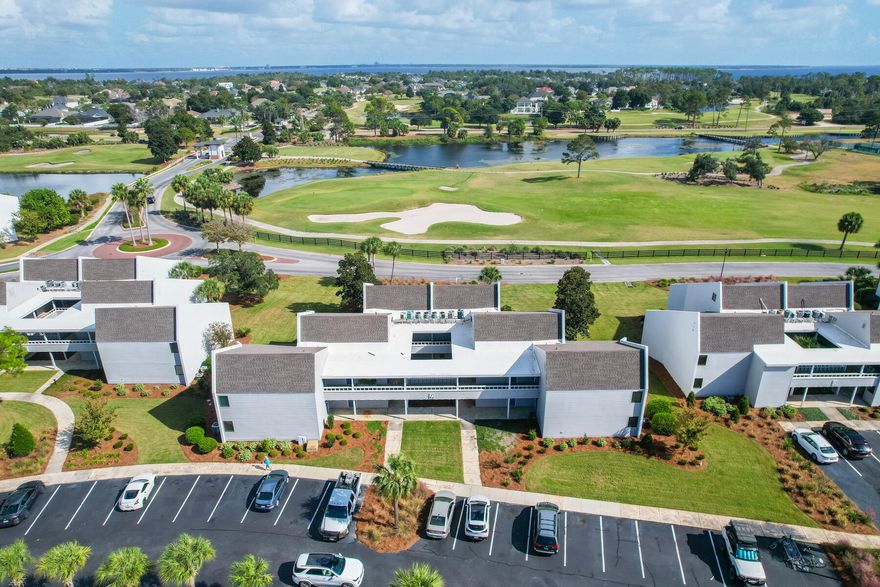 Owner Financing available with 30% Down; 6% interest Rate, amortized over 30 years with a 3 or 5 year balloon.  Newly renovated 2nd floor Condo in the gated community of Bay Point Harbour Villas.  Spacious 900 square foot home with one bedroom/one bath plus and enclosed porch area you can use as an office or extra living space that overlooks the Golf Course.  Luxury Vinyl Plank flooring throughout with tile in the kitchen and bathroom.  The kitchen has granite countertops and a breakfast bar, there is a stackable washer and dryer in the home. A new HVAC unit was installed in 2021.