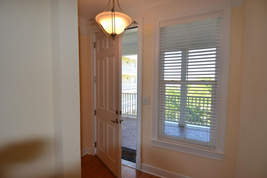 Short Sale! Impeccable Complex and impeccable unit located in the heart of Panama City overlooking the beautiful St. Andrews Bay and Shell Island! QUALIFIES FOR VA LOAN! This unit is in the most desirable location in the Complex featuring stunning views from the balcony, living area as well with oversized crown molding! The kitchen features Oak flooring, granite counter tops, stainless appliances and breakfast bar. Enjoy magnificent views from the porch or the window nook bench seat in the spacious master bedroom. Double door entry way to the large master bath with dual vanity, walk in shower and very large walk in closet. The second bedroom has a private bath with shower. Many Extras in this lovely unit...Harbour Village's great amenities include gym with waterfront views,