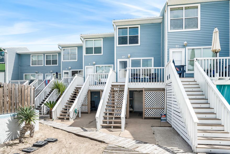 Navarre Beach Townhome | 3-Story Layout | Walk to Beach & Dining | Coastal RetreatDiscover a premier coastal opportunity with this versatile 3-story townhome, perfectly situated in the heart of Navarre Beach. As one of only 12 residences in this peaceful complex, this property offers an exclusive, low-density feel that is highly coveted by renters and second-home owners alike. Located just a short stroll from the iconic Navarre Beach Pier and the tranquil waters of the Santa Rosa Sound, this location puts the best of the Emerald Coast right at your doorstep.The lifestyle here is defined by simple pleasures-whether you're sipping morning coffee on the front porch in the warm glow of the sunrise or enjoying a quiet, relaxing meal outdoors as the evening breeze kicks in.The ground level is currently configured as functional storage for all your beach gear, but it provides the high-value flexibility to be finished out into a custom beach entry, home office, or additional climate-controlled space. On the second floor, you'll find a bright, open living space that integrates the kitchen and living room, finished with easy-to-maintain tile flooring--perfect for sandy feet and coastal living. A spiral staircase leads to the third-floor primary suite, a dedicated sanctuary designed for comfort where you can wake up to natural sunshine every day.
With its prime location and low-maintenance footprint, this property is positioned perfectly for those looking to enter the Navarre Beach market. Residents and guests also enjoy immediate access to the community pool, located just steps from the front door.
Navarre Beach is one of the last areas along the Emerald Coast with a true "Old Florida" appeal--offering miles of white sandy, crowd-free beaches and stunning emerald-hued waters. Enjoy endless outdoor activities on both the Gulf of Mexico and the Santa Rosa Sound, along with nearby parks, hiking and biking paths, and the natural beauty of the Gulf Islands National Seashore
1 BR | 1 BA | 3-Story Townhome | Community Pool | Navarre Beach | Santa Rosa Sound | Navarre Beach Pier | Gulf of Mexico | Gulf Islands National Seashore | Pensacola Beach | Emerald Coast
