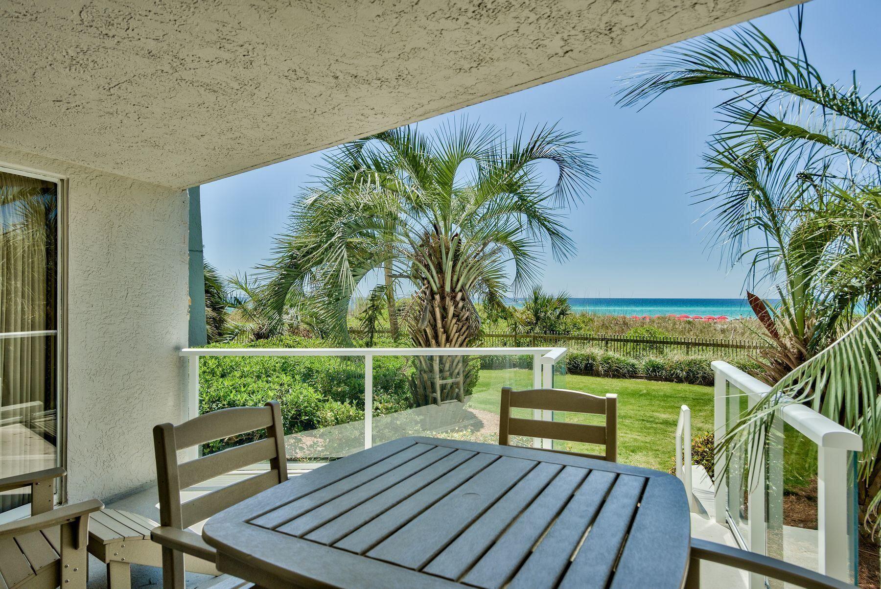 Beach life in Sandestin Resort is what this updated condo at Beachside II has to offer. This spacious gulf front condo offers gulf and garden views all year round from the living room and walk-out patio. Tastefully decorated with new furniture in 2015, the coastal furnishings are complemented by subtle wood-look tile flooring. Wake up each morning to picture-perfect gulf views from the large and airy master bedroom. There's a second bedroom for guests and two modern bathrooms, both with tub and shower. The efficiently designed open-plan kitchen is fully fitted with stainless steel appliances and has ample granite counter tops for preparing meals. Hop onto the bar stool for drinks and casual dining, move to the dining area when entertaining, or enjoy meals outdoors on the walk-out terrace.