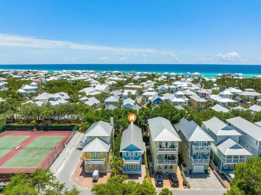 Welcome to one of the most meticulously maintained homes in all of the highly desirable gated beach community of Carillon Beach. The attention todetail in this home is truly amazing. This coastal florida cottage home features hardwood floors throughout, a great stainless steel kitchen, granite countertops,gas range, and warm fireplace. This home is conveniently located steps from the beach, next to 1 of 3 pools, and tennis courts. Carillon has been one of the bestkept secrets for those who want a quiet private beach community but also want to be near the fine dinning of Rosemary Beach and the rest of 30A.