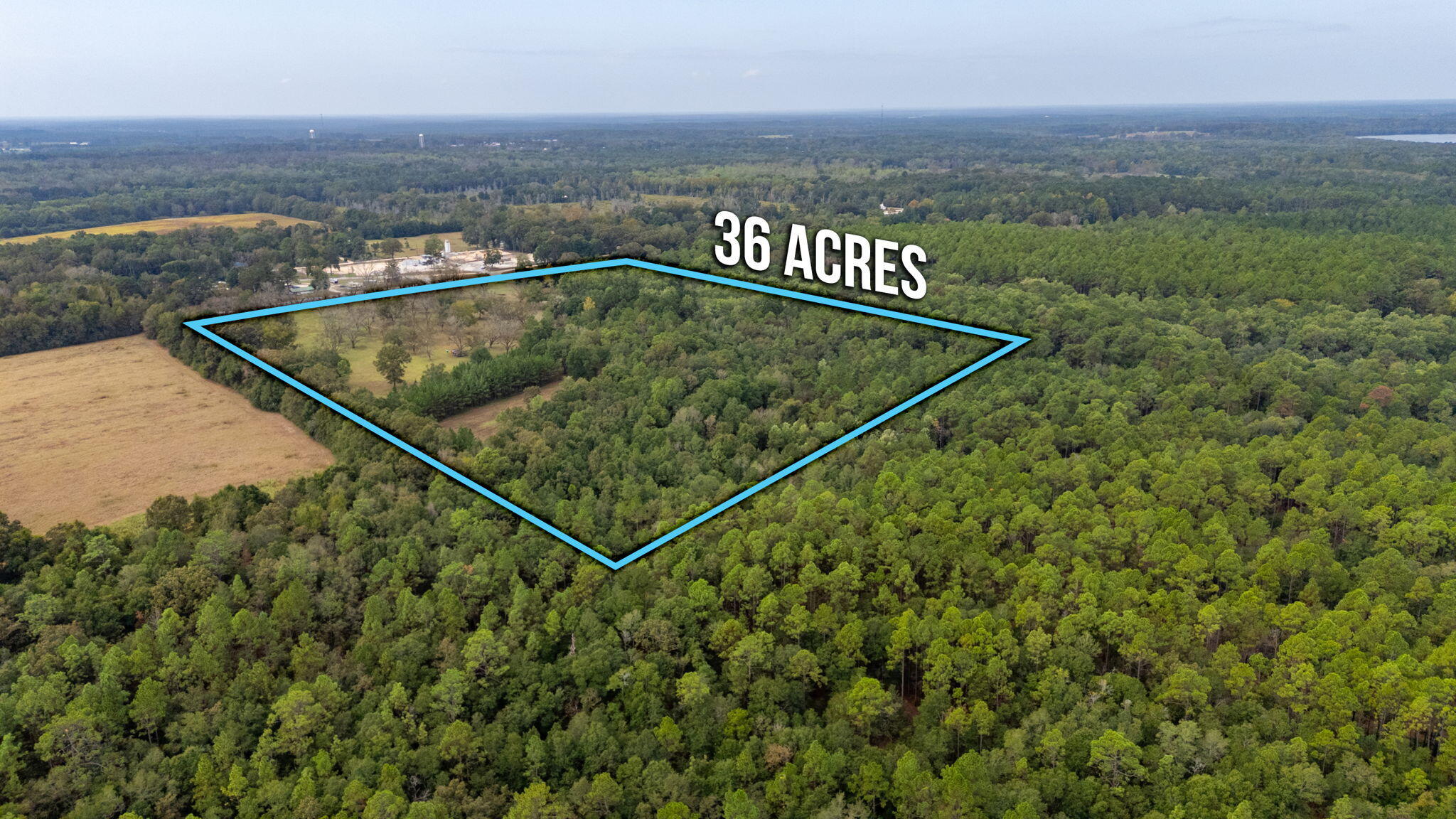 36-acres located inside the city limits of Florala, AL! This agricultural zoned land offers an established pecan orchard featuring over 80 mature trees, drive through the center of property, 9 plus acres of pasture, utilities include water, sewer, and power already in place. Property offers a pond, additional flowing water areas and an abundance of wildlife including turkey and deer that call this land home. Seller has already in place hunting lanes throughout the property to include a cleared pasture area to use for hunting or animals and livestock. The rear of the property is wooded to allow for privacy and hunting. This type of property is the piece you have been looking for to have a place to use as weekend getaway, make your own farm with hunting, or to build your dream home on!