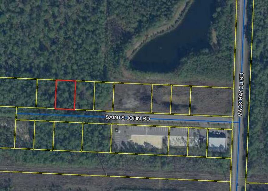 Commercial Vacant Lot off of Mack Bayou Road in Miramar Beach, new road with light industrial bldgs