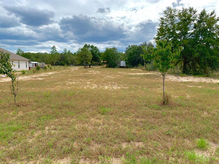 Bring your floor plans and chickens! Clear level lot on a paved road just awaiting the build of your dream home! Large pole barn on back of property. Water and power hook ups in place! NO HOA!Acreage to be determined by survey.