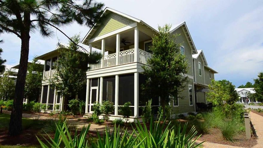 This beautiful five-bedroom home features 2,749 sqft with a spacious open floor plan, 2 master suites, four & a half baths, second floor sitting area, open and covered porches, and a golf car garage. This Huff floor plan has been enlarged to take full advantage of this park front corner lot in Summersweet Place. Enjoy the great open deck space leading from french doors off the dining area.  This home is fully furnished and ready to enjoy as a beach investment, second home.  Enjoy the newly updated amenities at WaterColor Beach Club and Camp WaterColor as well as a community pool just a short stroll away. All room dimensions and square footage are approximate and should be verified by the buyer.