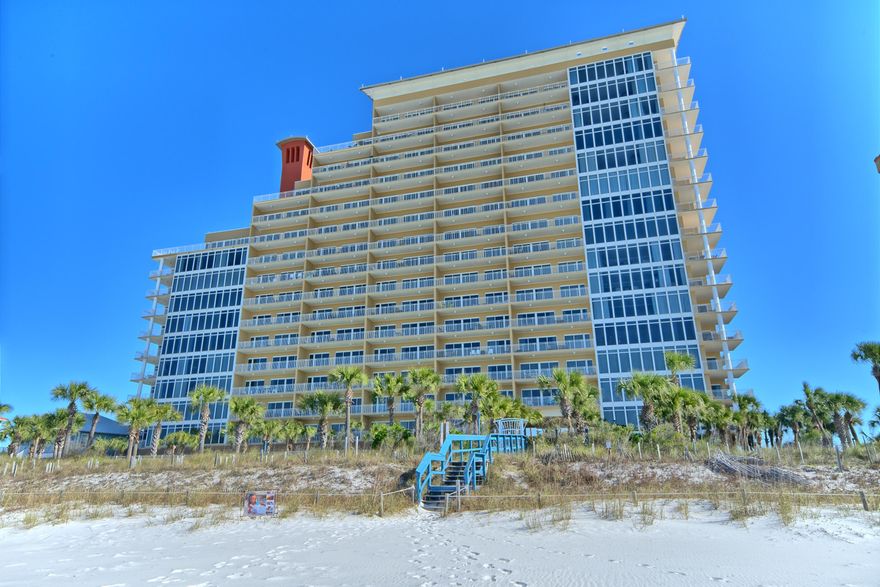 Check out the amazing Gulf views from this 4BR.4BA 2,647 sq. ft. condo at beautiful Sterling Beach. This 6th floor end unit offers panoramic views with floor-to-ceiling windows in the living area which also includes a fireplace, as well as a spacious gulf-front master. Each bedroom has its own private bathroom. You'll be amazed at the expansive balcony giving you your own private show to the glory of mother nature's sunrise and sunset. Exquisitely decorated and ready for your enjoyment. Sterling Beach is located on the quiet east end of PCB with amenities including a large gulf-front pool and hot tub, outdoor grilling area with gas grills and tables, gulf-front fitness center plus a theatre. It's also a stone's throw to Grand Lagoon where you can rent a boat or wave runner and be