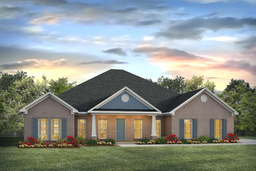 NEW construction in the desirable Camellia Cove community on a LARGE lot. The sought after new Kingston design offers many upscale beautiful features. A spacious open floorplan, gorgeous granite counter tops and undermount sinks in the kitchen and baths, upgraded carpet in the bedrooms, Engineered Vinyl Plank flooring throughout the rest of the house for an eye-catching uniform look. Crown molding in the trey ceilings is also a stunning feature for this home. The Smart Home Connect Technology System Package includes your video doorbell, keyless entry and more. GORGEOUS kitchen that is open to the spacious family room features stainless steel appliances, quiet dishwasher, smooth top range, a large island bar & a 6'x7' pantry. Bedroom 1 has 18.4 x 5.3 walk in closet, a beautiful adjoining