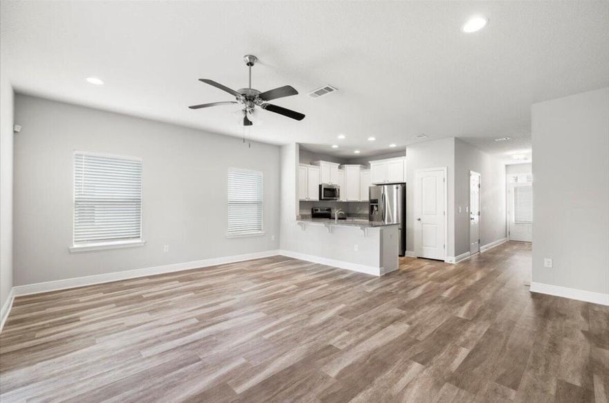 SELLERs are WILLING TO COVER ONE YEAR OF HOA DUES with an acceptable offer!Welcome to Miller's Crossing, this like-new, END UNIT townhome is perfect for a first time home buyer, second home or long term rental investment. Step inside to discover a bright and airy open-concept living space, ideal for both relaxing and entertaining. The modern kitchen features sleek countertops, stainless steel appliances, and ample storage, making meal preparation a breeze. The adjacent dining area is perfect for hosting intimate gatherings or enjoying family meals.The single car garage offers more storage and parking. Upstairs, you'll find a luxurious master suite with lots of natural light and complete with a private en-suite bathroom which features a double vanity sink, and walk in shower. The spacious  walk-in closet offers plenty of room for your wardrobe.

Two additional bedrooms provide plenty of space for your family and guests, or great space for a home office, or a personal gym. The townhome also boasts a private back patio, with pond views and naturescape in your backyard, -perfect for enjoying your morning coffee or unwinding after a long day.

Located in a coastal inspired, Miller's Crossing, this beach inspired neighborhood is situated in top rated school district and located within 4.5 miles to the nearest pristine beaches of the Emerald Coast and all  that iconic 30a has to offer.

With its convenient location within minutes to local parks and walking trails and the beautiful beaches of Santa Rosa Beach, this townhome offers the perfect blend of coastal living and modern convenience. Don't miss the opportunity to make this your new home sweet home! Buyer to verify all deemed to be important. Contact your favorite realtor or listing agent for a showing or for more details. 