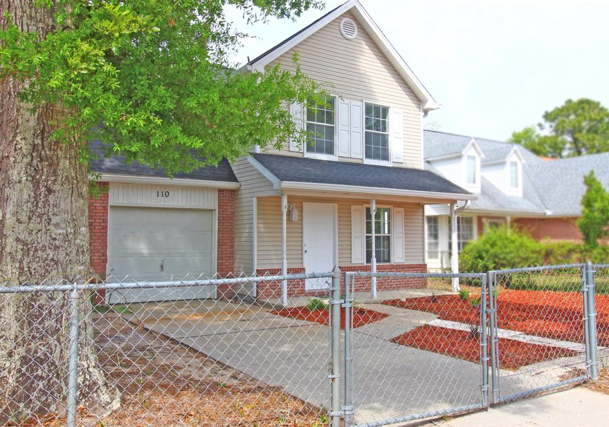 MOVE IN READY!!!  No need to roll up your sleeves for this newly Renovate Home. Three Bedrooms, two and a half baths. All new LVP floors throughout and decorative tiles. New paint throughout enhancing a warm natural color pallet. The brand-New Kitchen boast butcher block countertops, cabinets and hardware, cobalt blue glass tile back splash, stainless steel Dishwasher, Stove, and Microwave. All new lighting throughout. All new fan/lighting fixtures in Bedrooms, living and Kitchen/Dining area. New gas water heater 2022, Roof replaced in 2021, All new lighting fixtures. All Bathrooms feature new decorative tile floors, new vanities, new commodes, and custom tile surround. Master Bath has large tile custom walk-in shower. The spacious laundry room is off the one car garage which leads