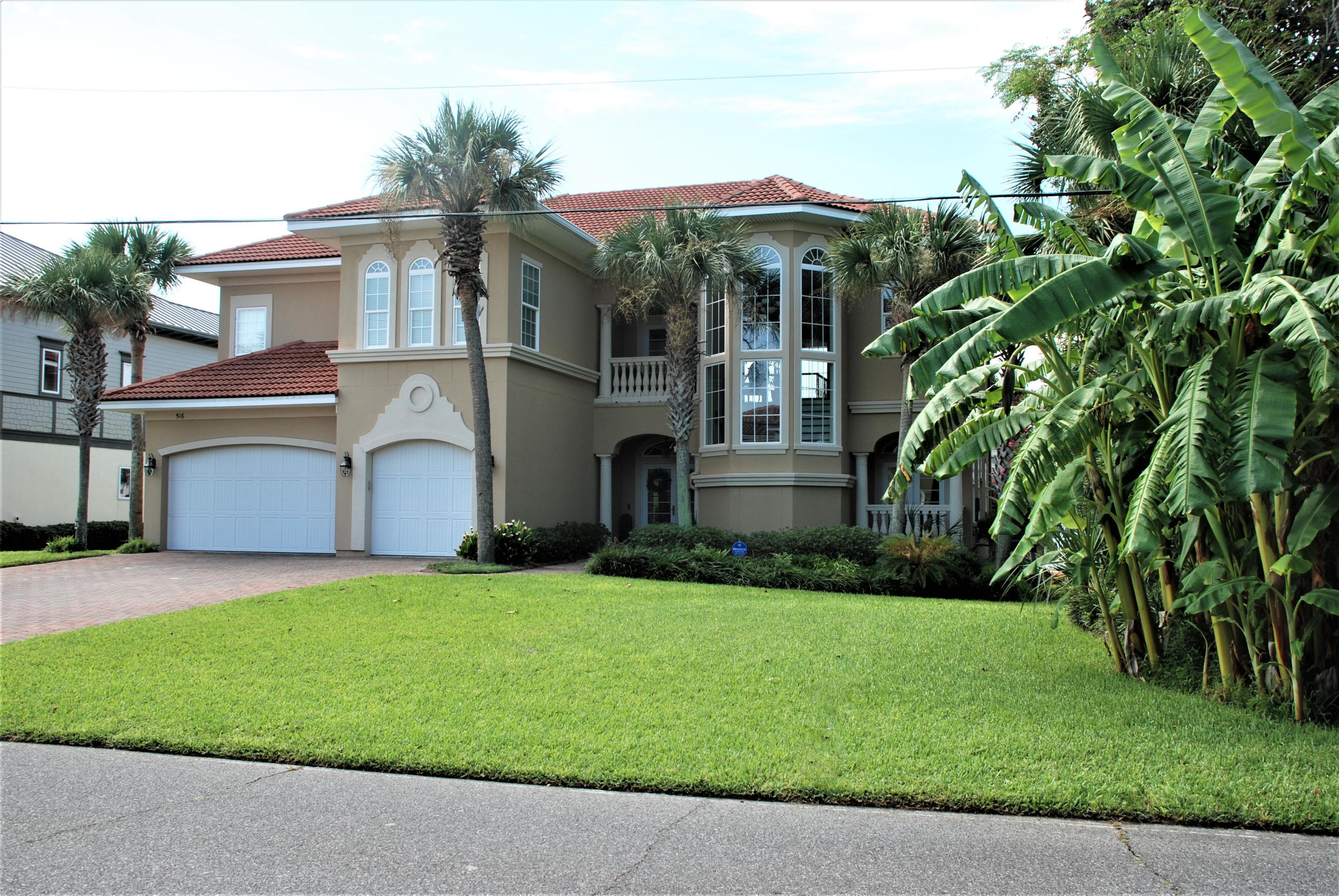 This is truly an estate home located on deep water with two docks plus almost new seawall. The docks are decked with the new TREX material that is cool to your feet and will not splinter. The seawall is composite material. Water is very deep at the docks so even a large sailboat or sportfishing boat would be no problem. You're only minutes to the Gulf by boat with a short stroll to the HOA private deeded beach for the sun lovers.  Stone, hardwood and tile flooring ,Granite Tops, Sub-Zero Frig. with other all upscale appliances. This is truly an upscale property Separate Office with Beamed Ceiling, Very open Floor plan. The 'Captains Quarters' has a separate entrance from the main house with sleeping and bathing facilities should domestic help be needed. Separate entrance tackle room.