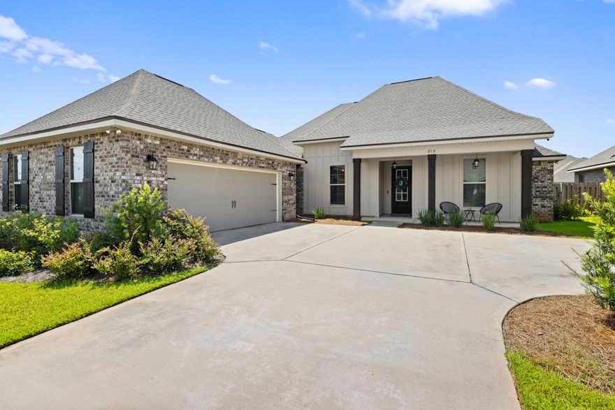Discover Elevated Living in Hammock Bay! Welcome to this beautifully designed home in the sought-after community of Hammock Bay. Step into the spacious master suite, where a spa-like bath awaits with dual vanities, a garden tub, a separate custom-tiled shower, and a generous walk-in closet. The second bath also offers a double vanity for added convenience. Custom barn doors lead to a stylish office, perfect for today's work-from-home lifestyle. Each bedroom includes its own walk-in closet, ensuring ample storage for everyone. The kitchen is a chef's delight with a large center island and an additional walk-in pantry, making both cooking and entertaining effortless.Enjoy privacy in the fenced backyard, ideal for outdoor living and gatherings