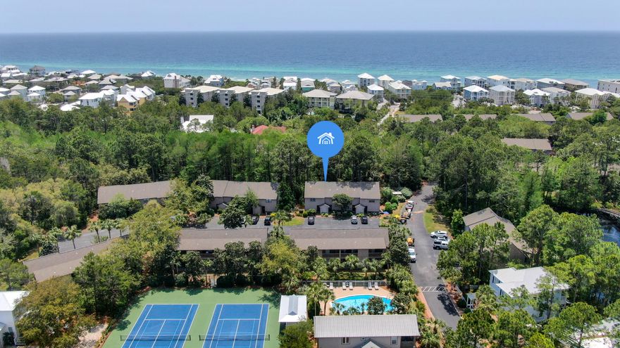 Unit 183 Cassine Garden is located in the town of Seagrove, a central location along the Emerald Coast's popular scenic 30A corridor. This 2 bedroom 1.5 bath townhome sits within a natural setting and is a short walk to the beach.  Cassine Garden offers two pools, tennis courts, nature trails and a pond. This unit is nicely updated and ready for a new owner to start enjoying as a full time residence, second home or income producing rental property.  If you enjoy a private setting, this townhome is a must see.
