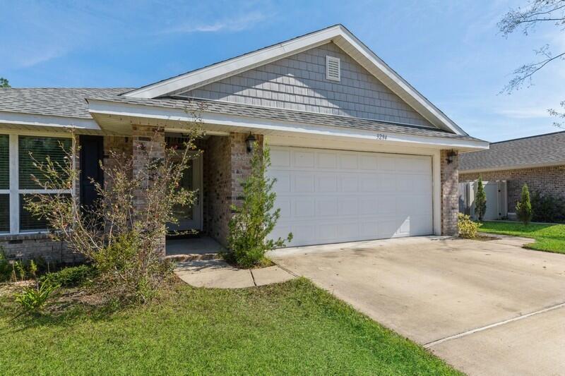 Imagine coming home to this gorgeous home in Holley-Navarre!What are you waiting for? Excellent value for a newer, move in ready home that is NOT in an HOA!Spacious home w/ a covered patio & privacy fenced back yard on .25 acres w/ public access to the nearby boat ramp, dock & picnic area. Enjoy luxury LVP Flooring in the entry, living area, dining, kitchen, bathrooms, and hallways, with cozy newer carpeted bedrooms. Beautiful lighting fixtures & recessed lighting are featured throughout the home w/ a Neutral cohesive color palette in every room. Granite countertops in kitchen & bath areas, a dedicated laundry room just off the kitchen that includes a spacious pantry area. The raised & trayed ceilings, roomy closets for extra storage & a pulldown attic space in the 2-car garage... completes this home. Make an appt today for a prate tour!