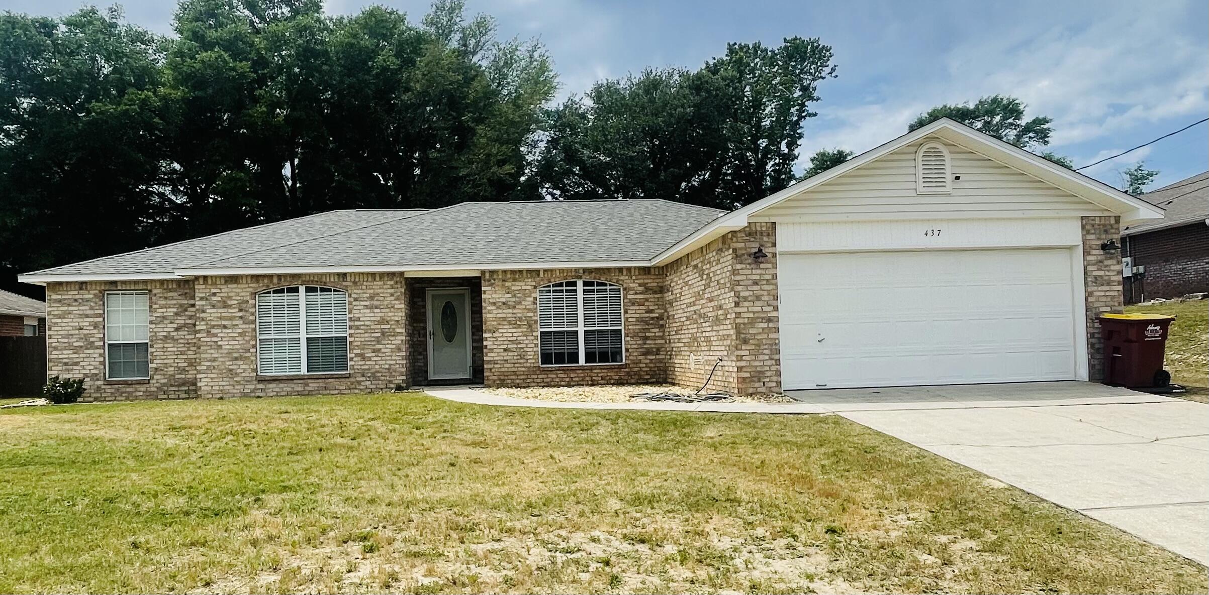 Very well-maintained home. Open concept living area. New hardwood floors in bedrooms. Water heater and refrigerator are a year old. Large master bedroom and bathroom. Roof is 7 years old, fenced in backyard, security system. More pictures coming soon!