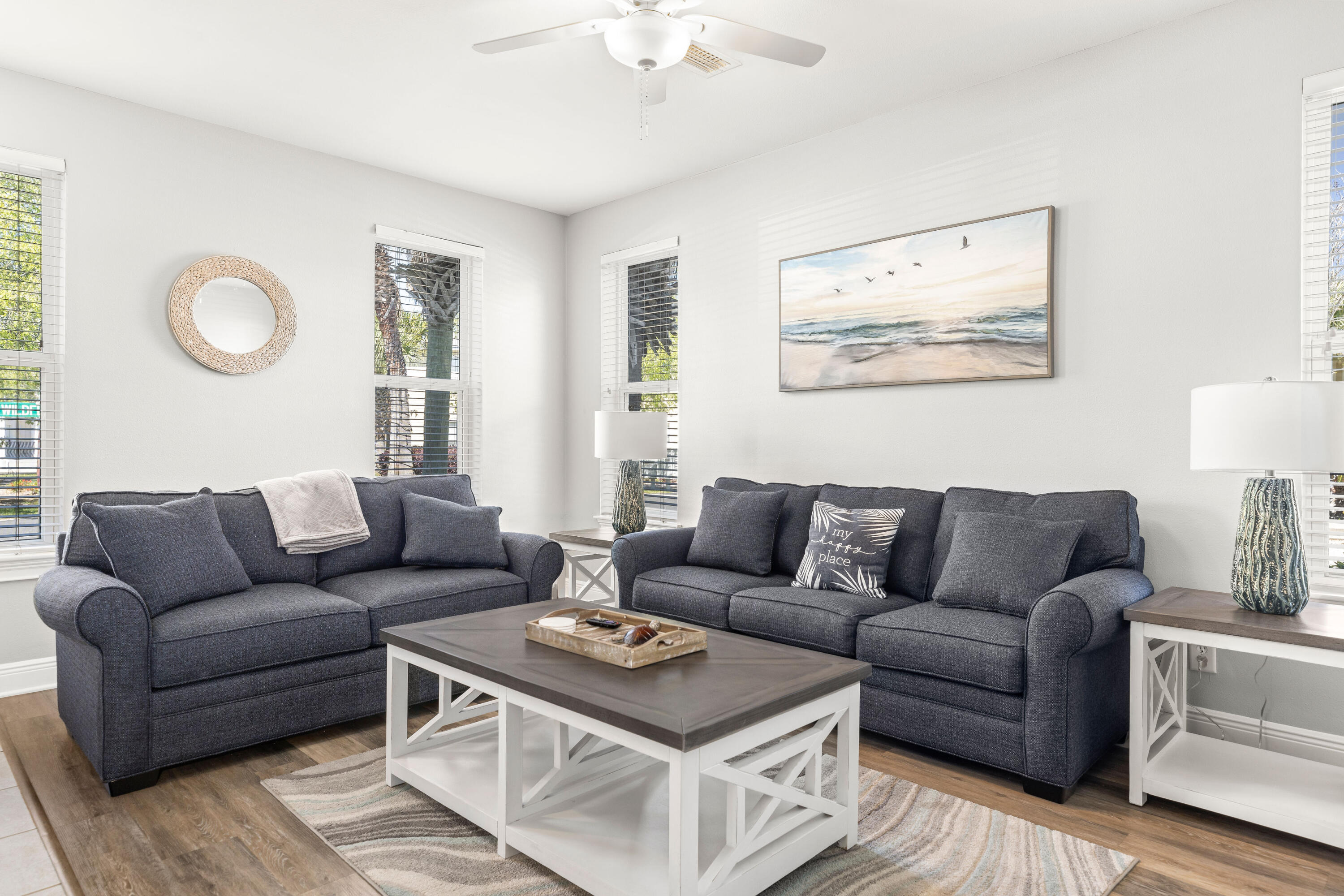Welcome to your dream Florida retreat! This beautiful 2-bedroom, 2-bath condominium in Topsail Village is a terrific place for coastal luxury and convenience. Nestled on the west end of CR 30a, this turnkey property offers a perfect blend of comfort, style, and proximity to all the delights of the Emerald Coast.Step inside and be greeted by a modern oasis where every detail has been carefully considered. The entire unit boasts new furniture (2023) and modern coastal decor, ensuring that you and your guests will enjoy the ultimate in comfort and relaxation. The hot water heater, HVAC, and stackable washer and dryer are also brand new (2023). The heart of this condo is the open plan kitchen and living room with a view of the sparkling pool outside. The kitchen and baths have granite countertops. The tile and engineered wood flooring throughout add a touch of sophistication and are perfect for coastal living, as they are both durable and easy to maintain.
Location is terrific! You'll find yourself just a short bike ride or leisurely stroll away from the pristine public beach access and Topsail Hill Preserve State Park. Embrace the natural beauty of the area with ease and create unforgettable memories with your loved ones.
For those who appreciate excellent dining options and entertainment, you're in for a treat. Close proximity to 3 Sons Bar-B-Q and Stinky's Fish Camp and the restaurants at Gulf Place means you'll have some terrific dining experiences closeby. The 17 mile stretch of 30a offers a myriad of choices for shopping, dining, and leisure activities.
Rental projection of $44,000+.