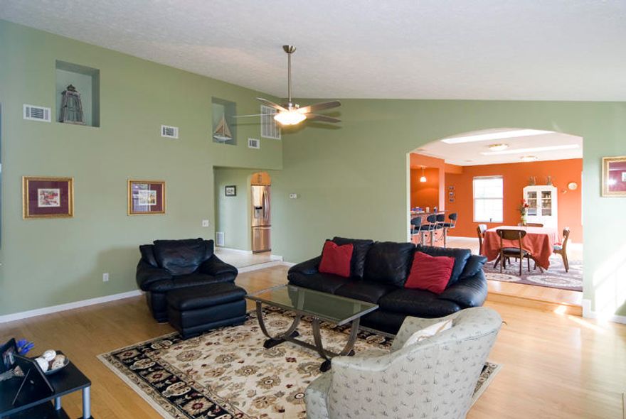 This remodeled home on a large corner lot in Callaway Point is move in ready with a new HVAC system in 2013 and a new roof this mid Oct. Home is perfect for military members being only 4 miles from Tyndall Air Force Base. Its open floor plan includes a living room with high ceiling accented by two recessed display niches, hardwood floors and a fireplace, as well as a spacious kitchen appointed with new cabinets, granite counters, tile floors, stainless steel appliances and breakfast bar that overlooks the light-filled dining room which, like the living room, features hardwood floors. Natural light floods into the dining room through the skylight as well as through its many windows that overlook the back patio and