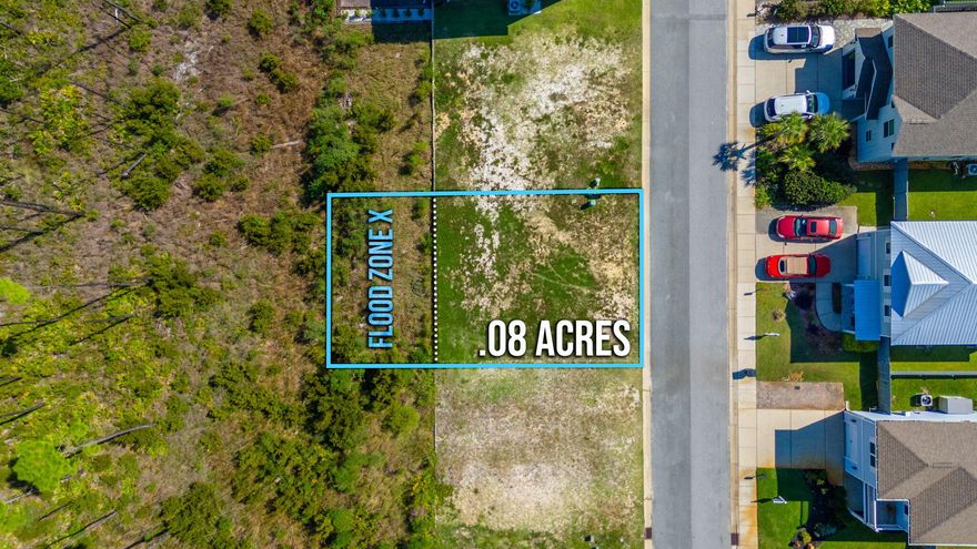 Residential lot recently appraised at $220,000! Close to the beach and a great building site. Tap and septic fees already paid. In flood zone X with no flood insurance required.