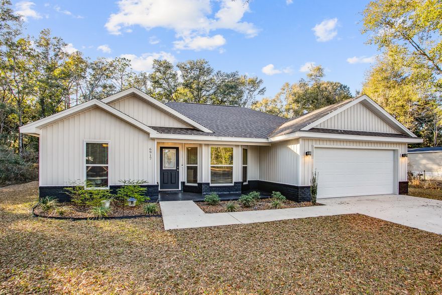 OPEN HOUSE SUNDAY JAN 22ND 1-3:00PM! This BEAUTIFUL, less than 1 year old home is ready for its new owner and is move it ready. The plan offers an OPEN Split floorplan that boasts large vaulted ceilings in living room, luxury vinyl plank flooring, and lots of natural light. The large kitchen has a plethora of cabinets, island, laminate counters, and all new appliances. Bright tiled flooring in both bathrooms, along with the master bath offering a double vanity and easy step in shower. Relax on your huge back porch with plenty of room for outdoor furniture and a grill. The yard is equipped with a sprinkler system to keep your grass green year-round. Don't miss out on the opportunity to own an affordable 'like new home' in the growing Milton area! SCHEDULE A SHOWING TODAY!