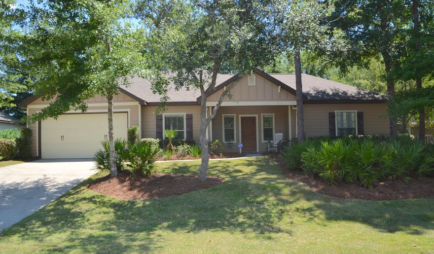 Custom Built Home is easy for you to Buy! Seller is offering a 1 Year Home Warranty and to pay most of your Closing Costs! New Sod and New Landscaping are easy to maintain w/multi-zone Sprinkler System! Enjoy the outdoors on the Front OR Back Porch with plenty of shade from the mature TREES! 1,732 sq.ft. Craftsman style home flows seamlessly w/an open floor plan. The Tiled Foyer opens to the Great Room with access to the back porch. The Kitchen has a view of the Great Room and flanked by the Formal Dining and Breakfast Nook. Fully Equipped Kitchen has Quartz countertops, Breakfast Bar, Pantry and all appliances! Garage is convenient to the Kitchen and the Master Suite is located off the Kitchen. Master Suite has a walk-in-closet and a view of the back yard.