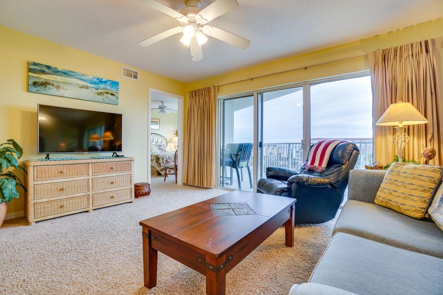 You don't want to miss the opportunity to purchase a fantastic beach getaway- 510 at SeaCrest condo! Prime 5th floor site affords gulf views from your very own balcony! This 2 bedroom, 2 bath condo comes fully furnished with master bedroom balcony access. Enjoy all of the amenities at SeaCrest such as a sparkling INDOOR/OUTDOOR swimming pool, which is heated in the winter, ample parking, BBQ's, tennis courts, basketball courts, fitness center, - and don't forget the beautiful beach right outside your door.