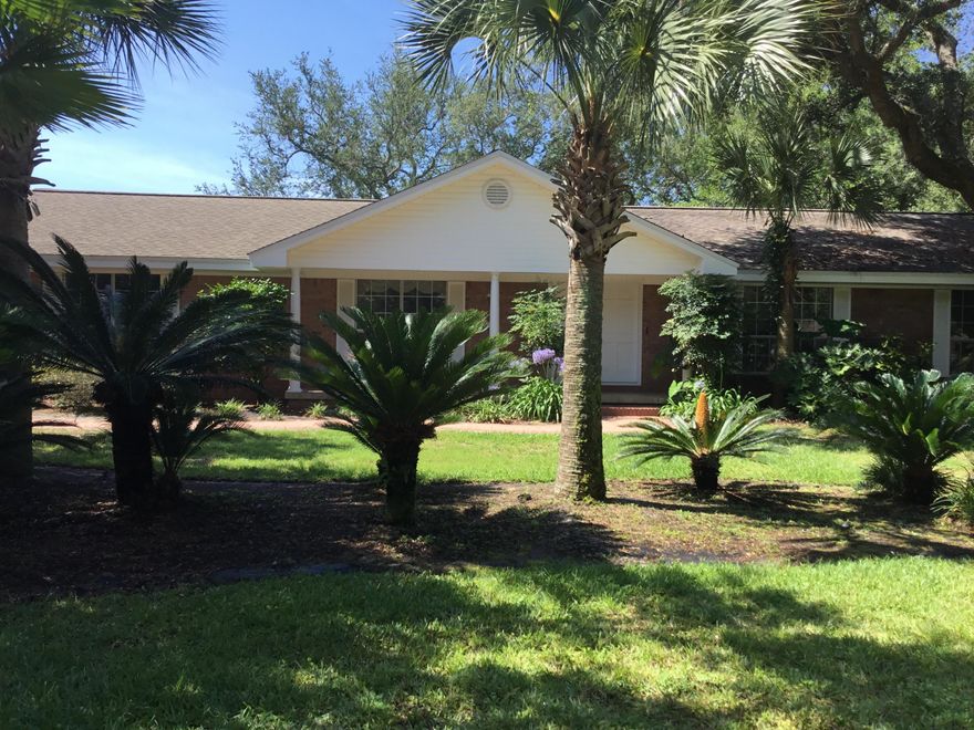 Welcome home to 112 Sleepy Oaks Lane. This 3 bedroom and 2 bath pool home is located in the heart of Fort Walton Beach. Close to everything the area has to offer. Large corner lot with side entry driveway and garage give the home great curb appeal. Large family room and separate den/office make for a versatile floor plan. Outside sitting area adjacent to the master bedroom. Over 2100 square feet of living space. Large back yard and patio area. Buyer to verify all data and dimensions.