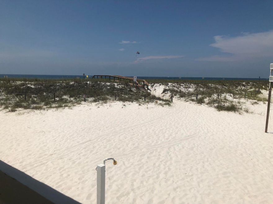 First level one bedroom Gulf Front at Sandpiper Cove. Great Gulf views from the living areas and bedroom. Renovated recently and a popular rental.Tile floors, granite, new storm slider doors in both living room and bedroom open to hugh deck! Bath has two vanities and also a dressing area between bath & BR, Extended back deck 10' x 25'. Sandpiper Cove is a 43 acre resort in the heart of Destin with so many amenities to offer! 1100'. beach frontage, beach pavilion with seasonal snack bar and beach chair rental service. 5 pools (2 heated in winter months) 3 hot spas, 9 hole par 3 golf, 6 tennis courts, bocce ball court, boat launch, canal docking by reservation, boat slips when available for annual lease.Harbor front Louisiana Lagniappe Restaurant on-site and open year round.