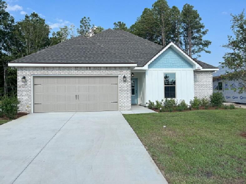The BROOKDALE III G in Moonswept at Hammock Bay community offers a 3 bedroom, 2 full bathroom, open design. Upgrades added (list attached). Features: double vanity and walk-in closet in the master suite, covered patio, recessed lighting, undermount sinks, framed mirrors, smoke/carbon monoxide detectors, landscaping package, architectural 30-year shingles, flood lights, and more!Energy Efficient Features: water heater, kitchen appliance package, vinyl low E windows, and more!