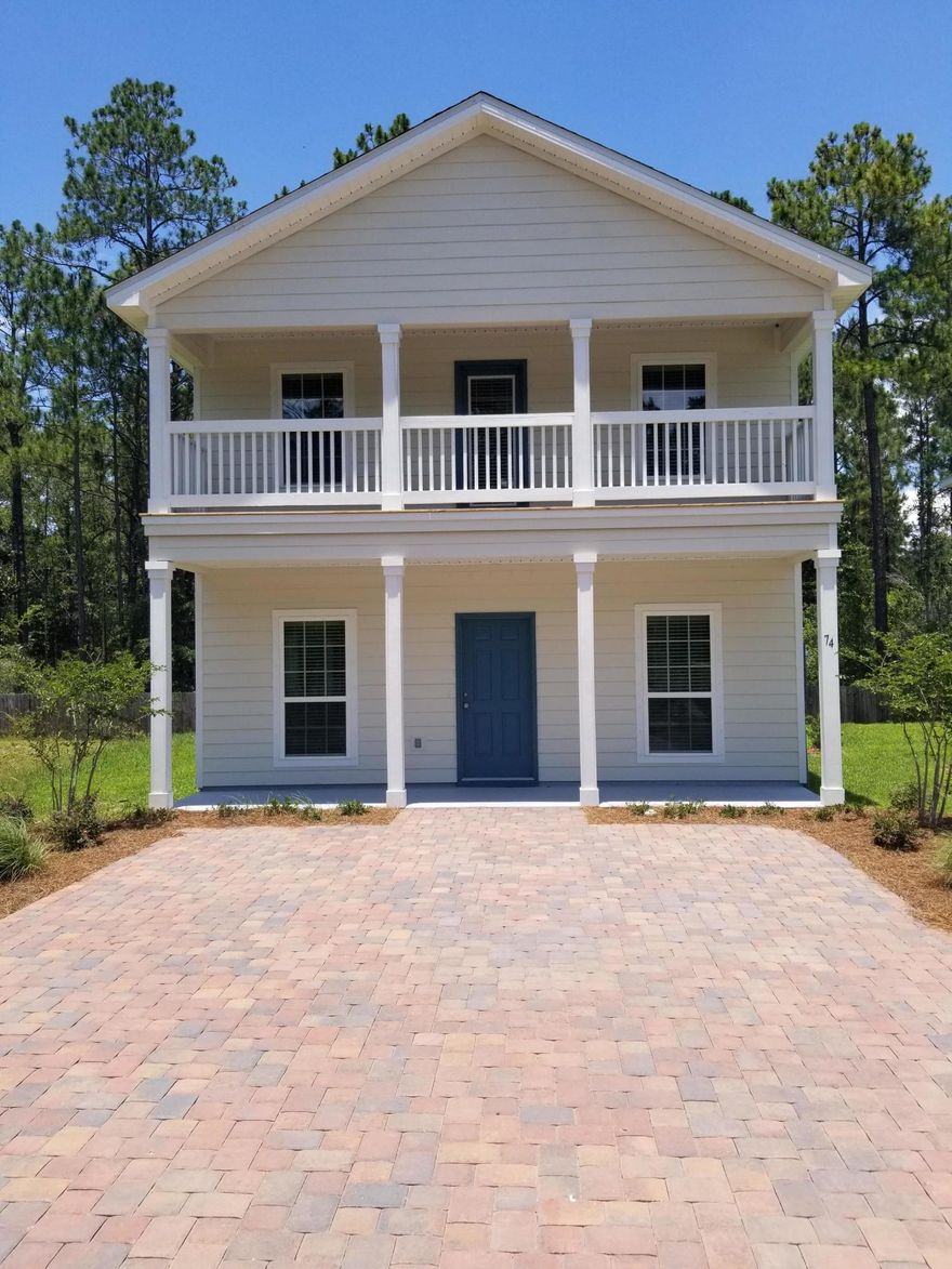 Tranquility By The Bay is now available! The Darby features fabulous full length balconies off living room and Master Suite to view the sunsets and feel the tranquil Bay breeze from your front porch. Sit outside on your balcony and watch the sun set. Community is Steps from the Bay and minutes from the Beaches of the Gulf. Intimate community in the heart of Santa Rosa Beach, Tranquility By The Bay is a pool community of only 15 homes! Nearby is a public park with boat launch, basketball courts, great kayaking & paddle boarding. Take a short drive to the beaches of the Gulf of Mexico or spend the day along 30-A all within minutes from the community. The Darby has Granite countertops in kitchen and bathroom, Light cabinets, Hardwood Like Tile throughout bottom floor,