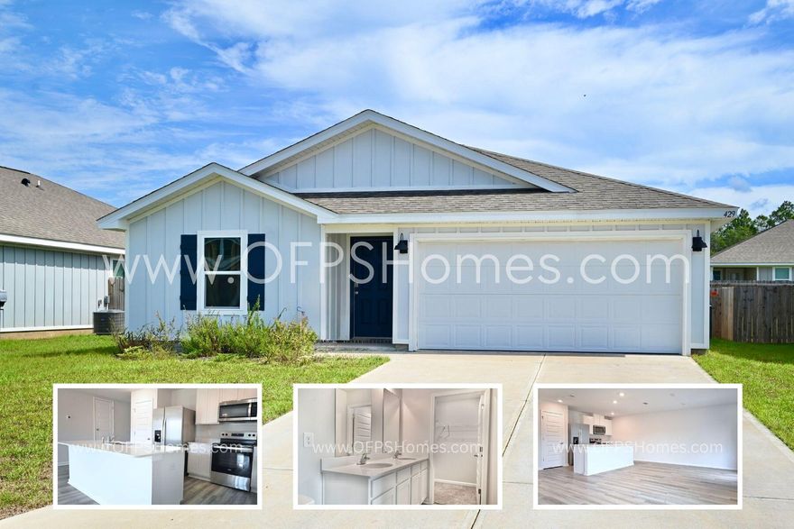 AVAILABLE ... NOW! 4bd/2bth in Shoal River Landing offers residents a community pool, cabana, underground utilities and sidewalks. The popular Freeport home boasts a nice, covered patio and open floor plan design. Kitchen features: island bar, pantry and all stainless appliances, smooth top range, and built in microwave. Wood look flooring throughout, and carpet in the bedrooms. The Smart Home Technology package provides several Smart Home devices for your convenience. Easy access to Ft. Walton/Destin area beaches & just minutes to golfing.NO smoking. 600 minimum FICO credit score required in addition to meeting rental criteria. Pets allowed upon approval with a non-refundable pet fee. All applicants are required to complete an application on https://onefamilypropertyservices.petscreening.com/ regardless of if they own a pet or not.  Applicants with an ESA are also required to complete the application.
**Please note, only one pet profile per pet is required.

This property is a part of a Homeowners Association and tenants will be required to adhere to certain rules and restrictions.  If you have any questions, you may request to view the HOA Covenants prior to application. 

** Fees Required once an application is approved include, but may not be limited to: Security Deposit, Non-Refundable Fees (cleaning and rekey), $20 Certified Mail Fee, and Pet Fees (when applicable).
