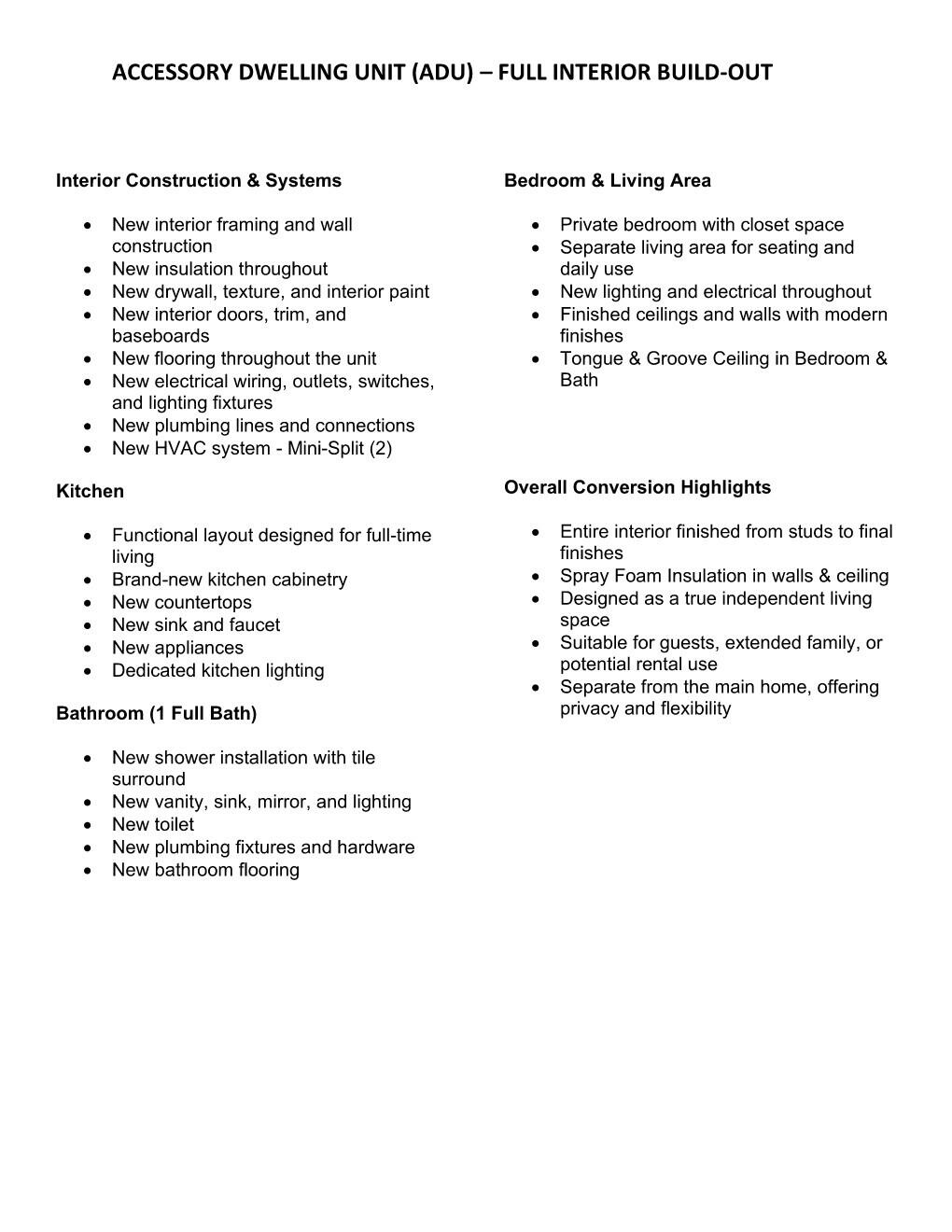 HAPPY HOLLOW - Residential