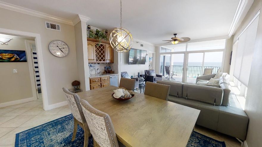 Welcome to the gem of the beach!! Jade East is a vacation rental machine, with this particular condo projected to gross $90,000 annually! If you love a beach sunset, this end unit emphasizes that very thing with an oversized balcony and floor to ceiling windows and sliding glass doors that provide an uninterrupted view of the amazing beauty that is directly in front of you!! Want a break from the sand? How about a dip in the pool, or a workout in the state of the art gym, or a game of tennis on the lighted courts? In the mood for an outdoor supper, take advantage of the large grilling area by the pool! What more do you need? Big Kahunas is directly across the street. The Track and arcade, right down from that. This is the place where you come to escape the routine, and just breathe.