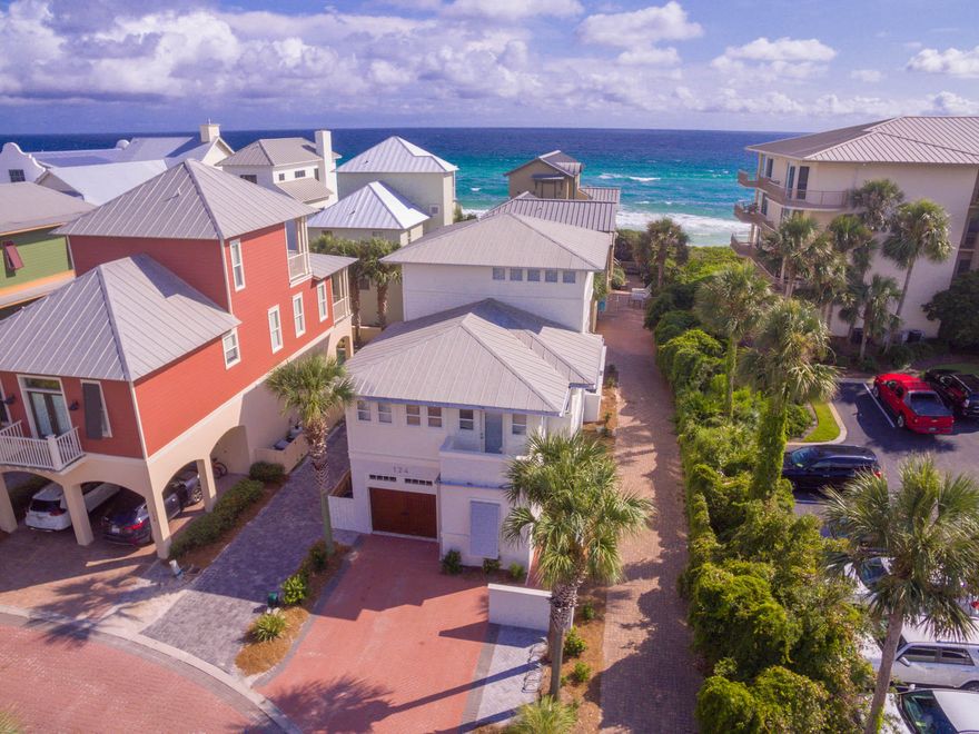 Great gulf view rental investment property or 2nd home! 2018 rental income was $118,490 and year to date rental income is $120,015.Secluded in the gulf front gated neighborhood of Water's Edge, this property provides private deeded access with a dune walkover to the white sandy beaches of the Gulf of Mexico. Just one house back from the beach, the views of the gulf and the sounds of the waves will rejuvenate and relax you. Two master bedrooms with private balconies plus 3 more bedrooms create a perfect getaway for two families. Located just west of Rosemary Beach and east of Alys Beach, you have access to the best dining and shopping. Recently updated and sold fully furnished, this property is turn key ready!